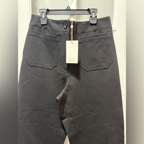 NWT Quince Ultra-Stretch Ponte Cropped Wide Leg Pants - Picture 7 of 14